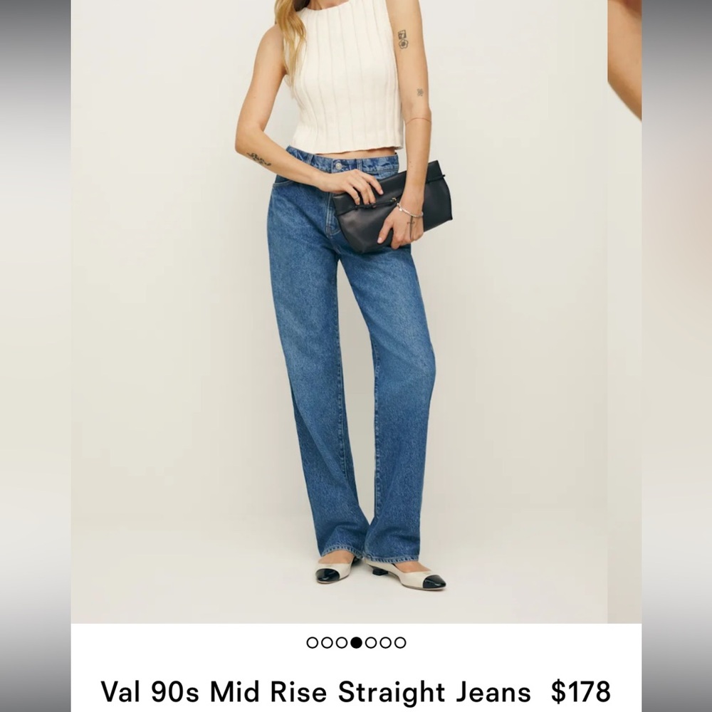 Reformation 90s Val Straight Jeans